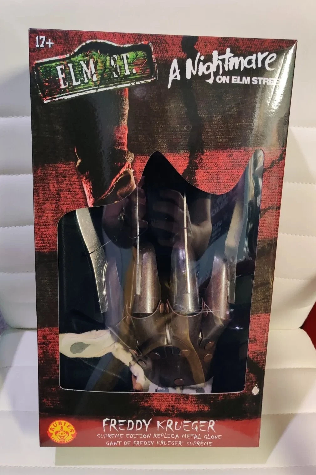 Gant en métal de luxe Rubies Nightmare On Elm Street Freddy Krueger Supreme Edition