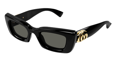 Gucci GG1827S 001 Black Sunglasses Cat Eye Unisex New  display picture 1