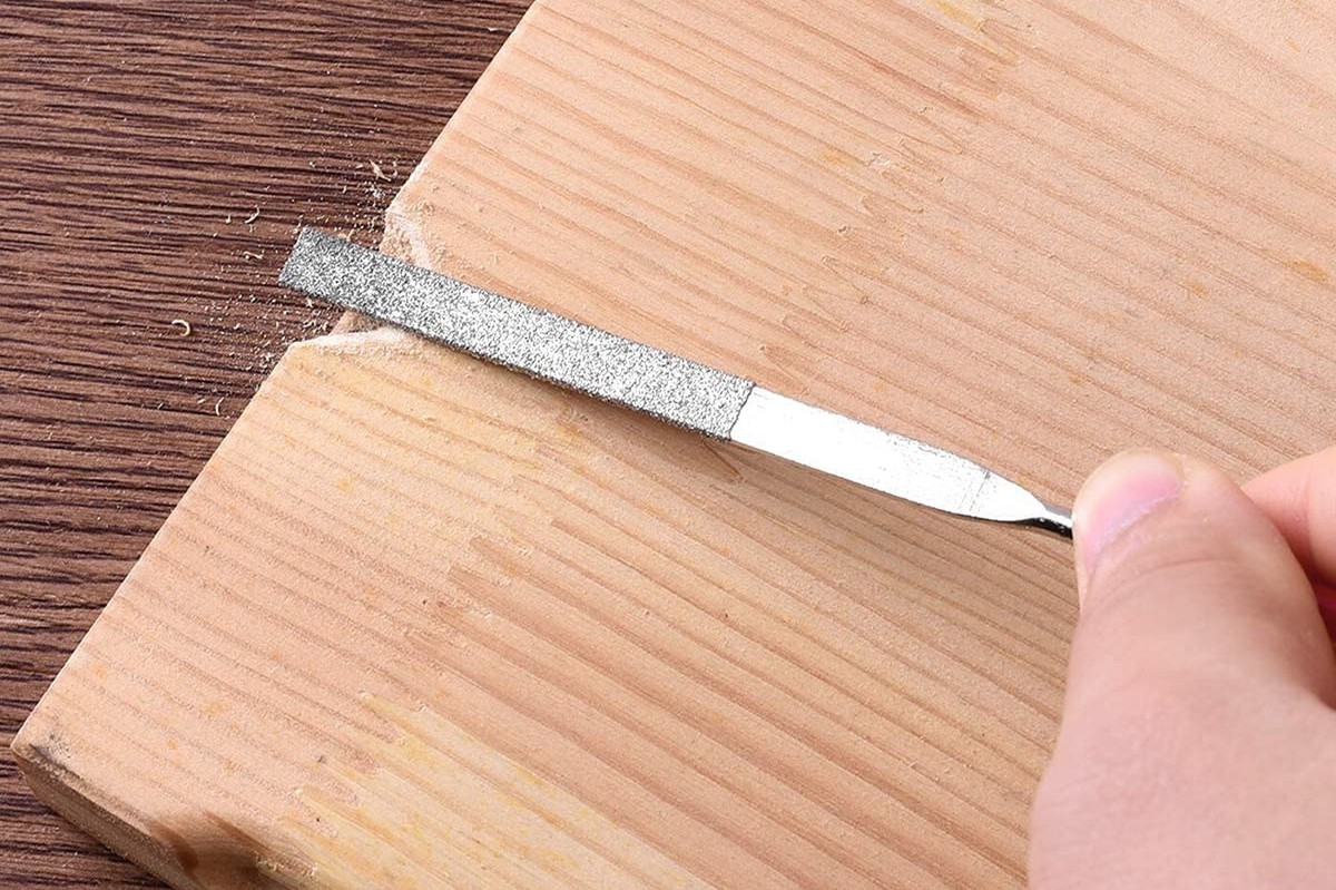 Set 10 Lime Diamantate Per Modellazione - Lime Ad Ago In Acciaio Per Legno, Metallo E Artigianato, Nero - Foto 5