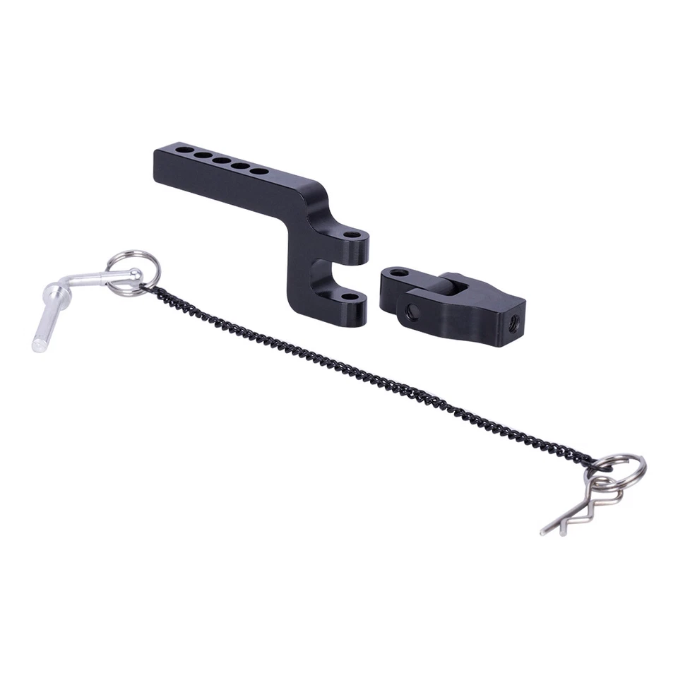 1/10 RC Crawler Hitch Trailer Tow Hook Receiver for SCX10 Traxxas TRX4 Upgrade - Image 4 of 4