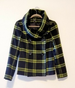 black plaid jacket womens