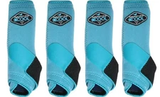 Professional's Choice 2xCool Sport Medicine Boots Value 4 Pack Turquoise Medium 