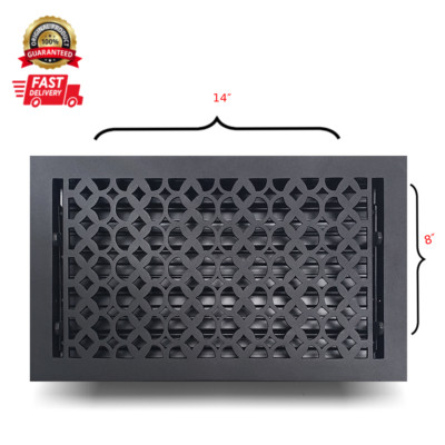 Cast Aluminum Floor Register 8  x 14  VR-100