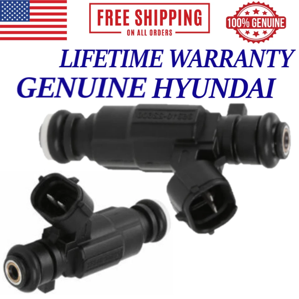 Injetor de combustível fabricante de equipamento original 1 peça para 2002, 2003, 2004, 2005, 2006 Hyundai Elantra 2.0L I4 - Imagem 2 de 2