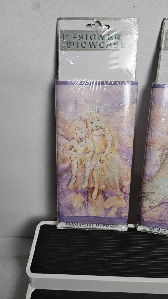 (2) Vitrina de diseño vintage borde decorativo de hadas 93653FP 5 yardas cada una nueva de stock Foto 2 de 4