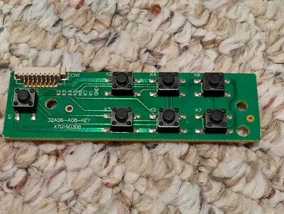 RCA RTU5540-C Key Button Board 32A06-A08-KEY XTG160308