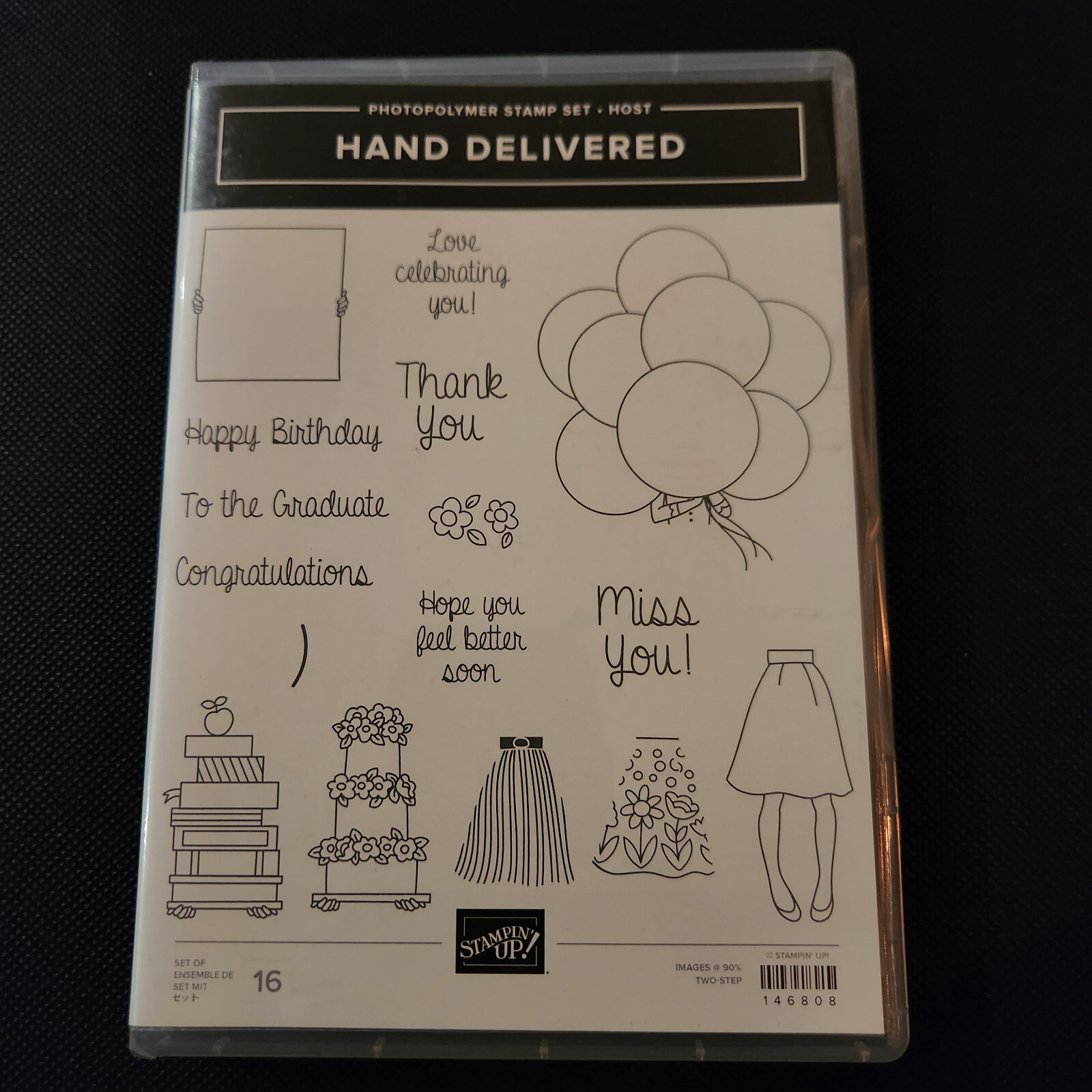 Stampin' Up "Hand Delivered" Photopolymer Stamp Set eBay