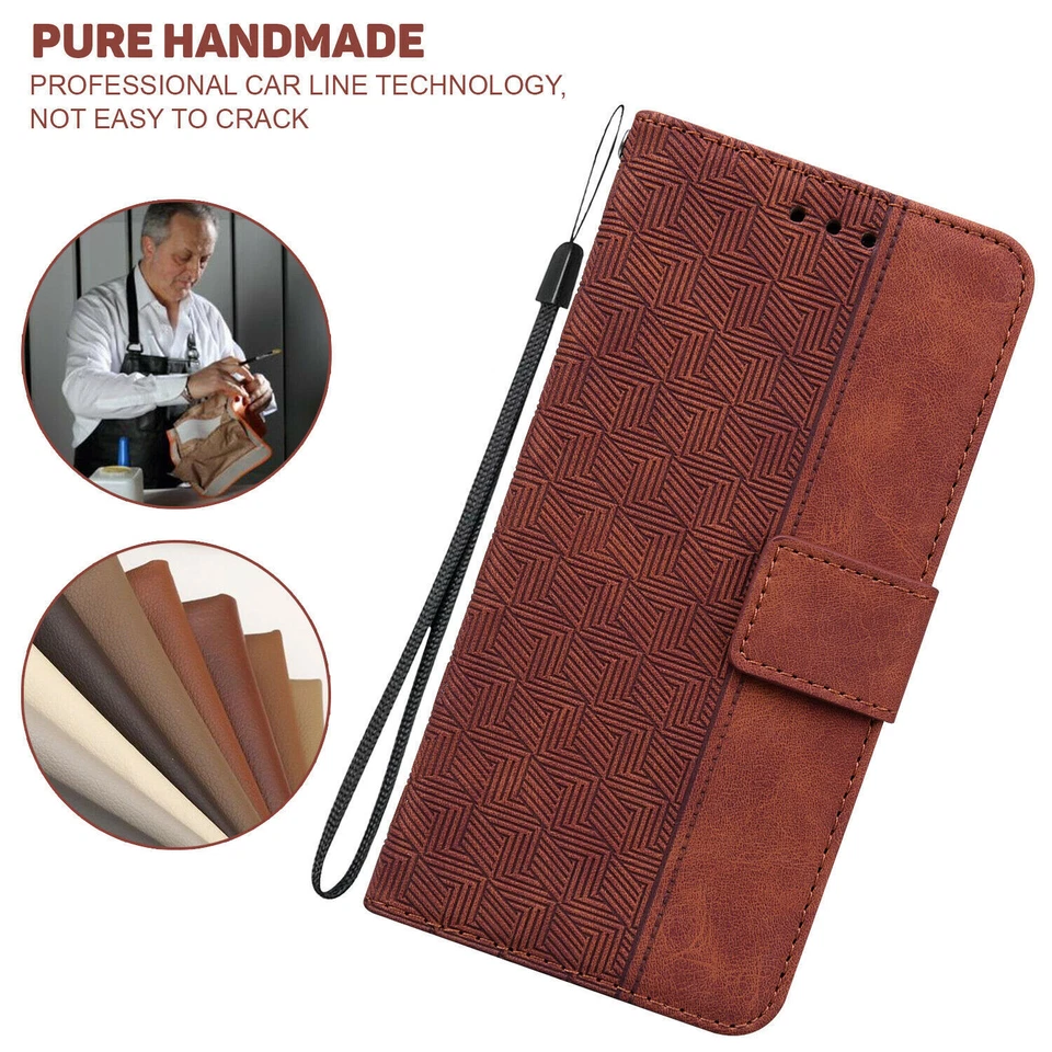 Flip Leather Card Wallet  Phone Case For Samsung A22 A51 A72 A12 A23 A53 A32 A52 - Image 3 of 4