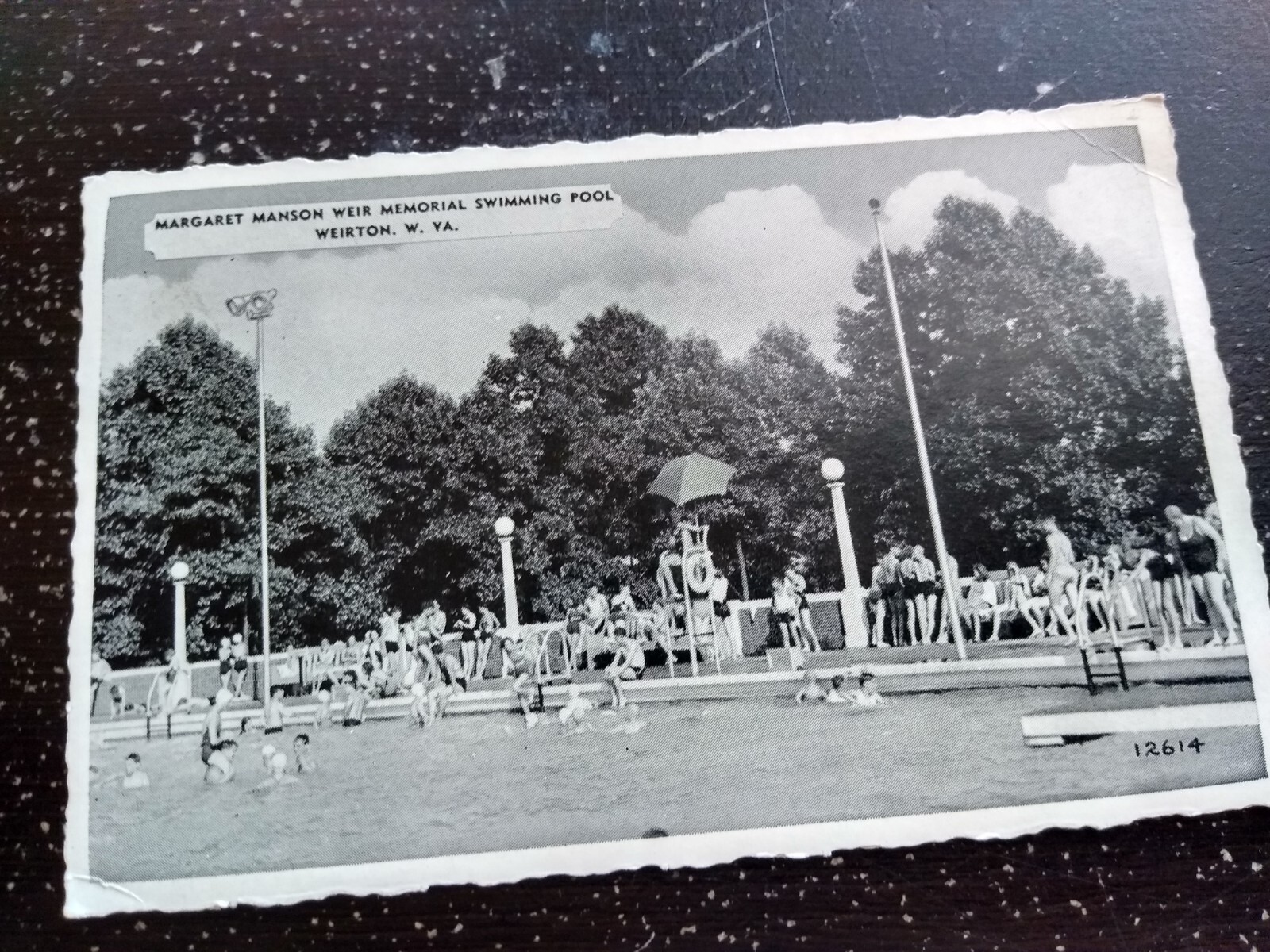 Margaret Manson Weir Memorial Swimming Pool Weirton WVA Advertising