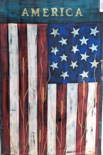 America Standard House Flag by Toland #1118 24&#034;x36&#034; Warren Kimble Artist