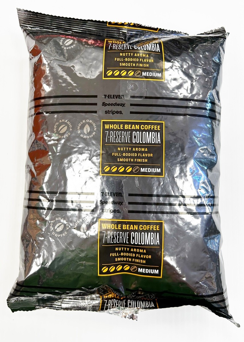 7 Eleven Colombian Whole Bean Medium Arabica Coffee Blend - 4lbs