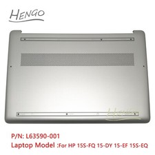New L63590-001 For HP 15S-FQ 15-DY 15-EF 15S-EQ Lower Case Bottom Cover SILVER