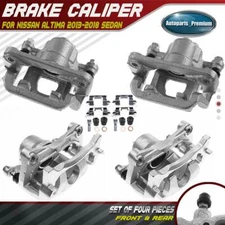 Set of 4 Front & Rear Brake Caliper w/ Bracket for Nissan Altima 2013 2014-2021