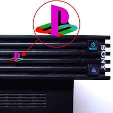 PlayStation Logo - Custom FAT PlayStation 2 (PS2) Console Tray Sticker