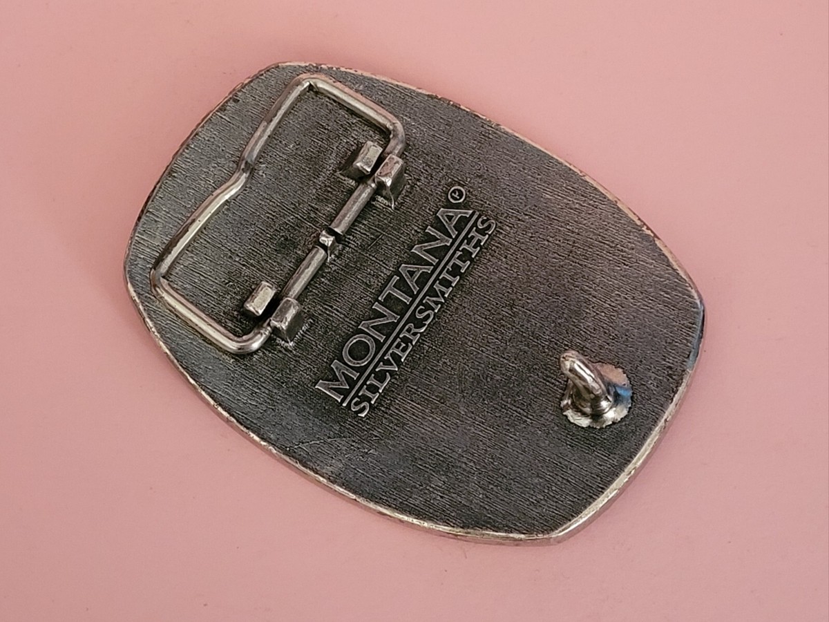 MONTANA SILVERSMITH Silver Tone Buck & Doe Belt Buckle | eBay