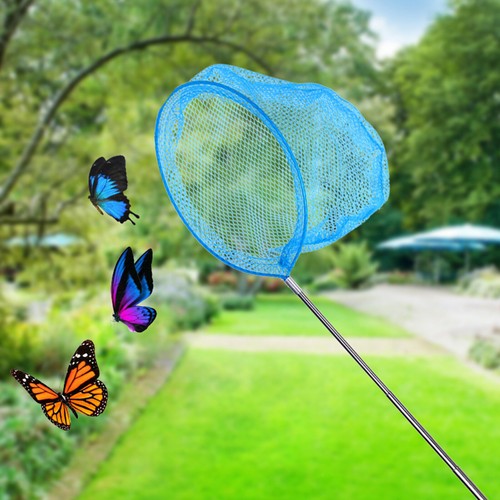 7 Packs Kids Telescopic Butterfly Fishing Nets Great for Catching Outdoor Tools - Picture 3 of 8