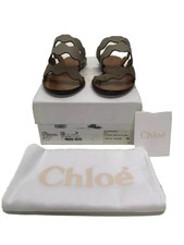 chloe lauren flat leather mary jane slide