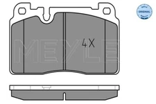 Meyle 025 256 4316 brake pad set, disc brake for Audi