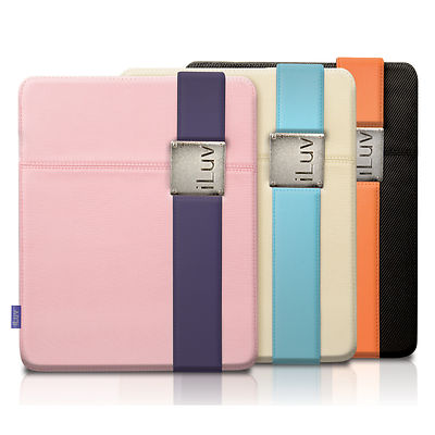 iLuv ICC805 Casual fabric case with band clip For iPad NEW,FREE SHIPPING