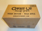 RARE Vintage COWBOY UP Energy Drink 24-Bottle CARRIER Box Crate TEXAS EDITION — photo 8