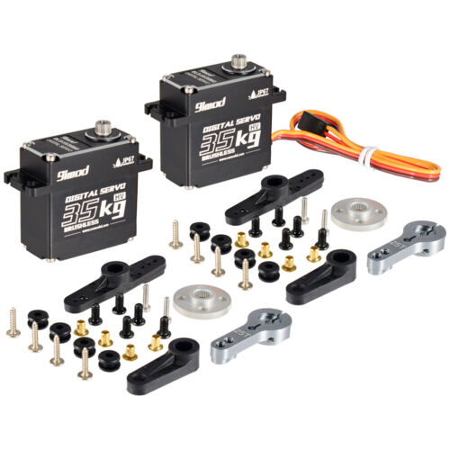 9imod Waterproof BLS-HV35MG 35KG 180° Digital Brushless Servo for RC Car Boat US - Picture 8 of 25