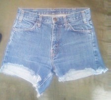 LEVIS Denim Cutoff Denim Jean Shorts USA Made Used Small