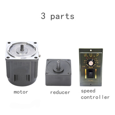 110V 15 W AC Gear Motor Electric Variable Speed Controller Strong 0-450 RPM/Min