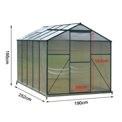 Steel Frame Garden Garden Greenhouse Walk-in Grow Polytunnel Planting Anti-UV UK - Picture 74 of 106