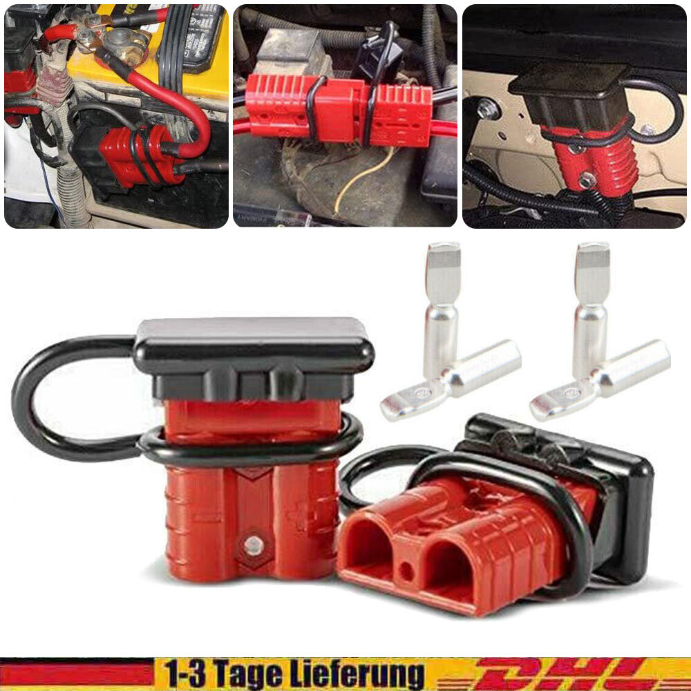 2x Anderson Stecker Halterung 50A - Bündige Montage Für Wohnwagen & Boote | Unterputz Montage