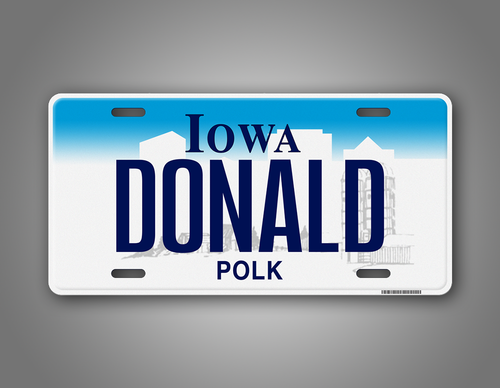Custom Iowa State License Plate IA Replica Personalized Text Novelty Auto Tag - Picture 7 of 8