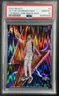 VICTOR WEMBANYAMA PSA 10 2023 PANINI SELECT THUNDER LANE RED FLASH PRIZM RC /99