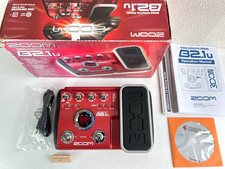 ZOOM BASS B2.1u Multi-Effekt Bass Effektpedal...