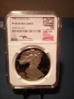 1986-S American Silver Eagle NGC PF-69 UC Mercanti Auto / delivery SIGN. REQ !!