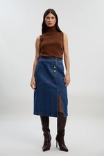Karen Millen A-Line Skirt Womens Relaxed Luxe Skirts
