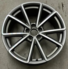 SINGLE X1 19” AUDI V SPOKE ALLOY WHEEL 5x112 8W0601025BD 8.5J ET40 A4 S4 A5 S5 