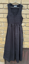 Women's FAITHFULL THE BRAND Organic Cotton Dress Textured Bodice Size 12 RRP$570