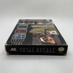Total Recall CIB con scatola manuale inserti gioco Nintendo NES 1990 completo testato