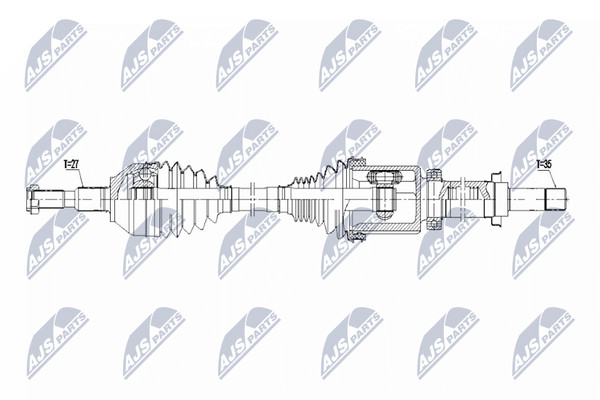 NTY Antriebswelle NPW-FR-201 FüR Ford USA-image