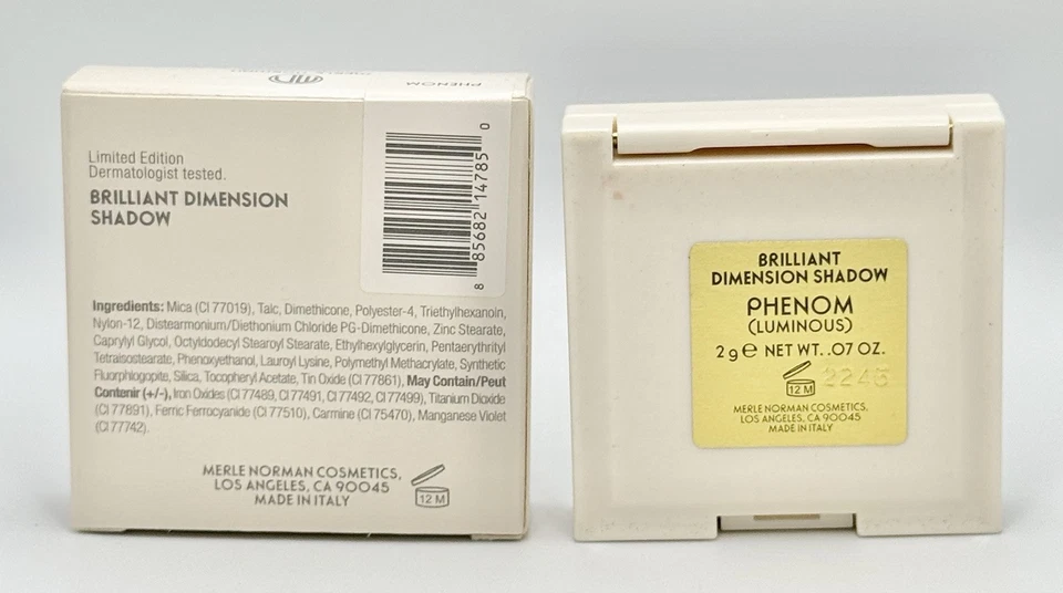 Merle Norman Brilliant Dimension Shadow - Phenom - 0,07 oz. Tamaño completo nuevo en caja Foto 2 de 3
