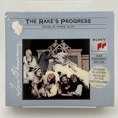 Igor Stravinsky The Rake's Progress Opera In Three Acts Sony Classical Double CD