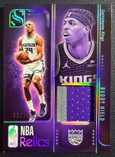BUDDY HIELD 2024-25 Panini Silhouette Relics Holo Silver Game-Worn Patch 12/25