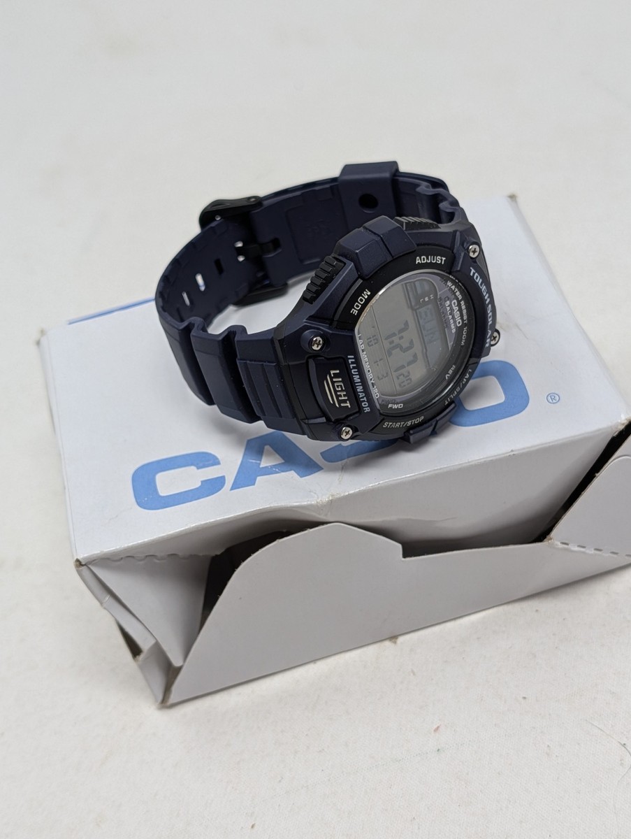 CASIO W-S220 Tough Solar Digital Watch Black From Japan for sale