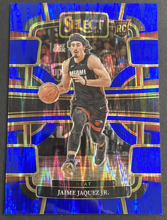 Jaime Jaquez Jr 2023-24 Panini Select 79/99 Concourse Blue Flash RC Heat #100