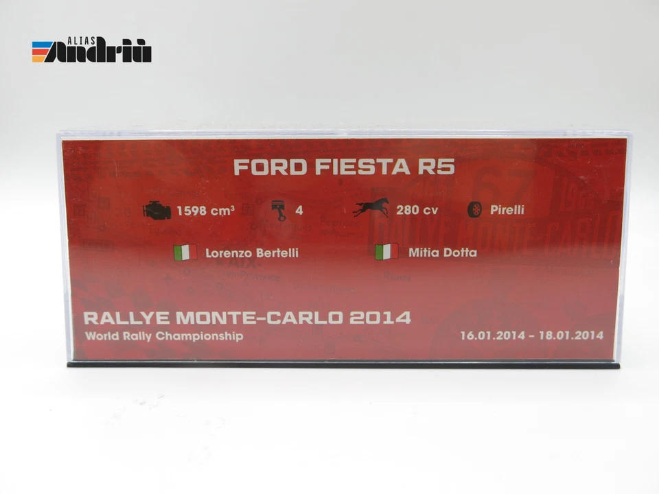 Ford Fiesta R5 Rallye Monte Carlo 2014 1:43 Bertelli-Dotta - Immagine 4 di 4