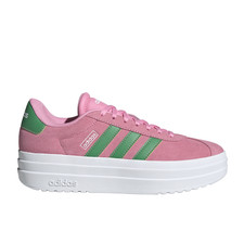 adidas Vl Court Bold Womens Pink Sneakers Casual Shoes JR3137-A