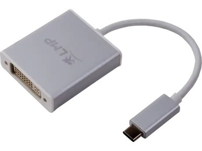 LMP USB-C zu DVI Adapter - Adapterkabel (Silber)