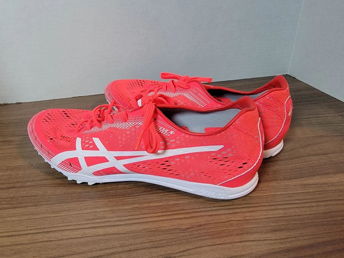 New in Box ASICS Track Shoes Men size 12.5 Pink Gun Lap 2 Shoes with Spikes Buy ASICS Unisex Gun Lap 2 Track & Field Shoes, Diva Pink  main image 4