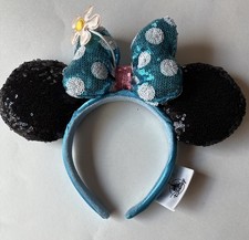 Disney Parks 2020 Minnie Mouse Timeless Flower Polka Dot Ears Headband NWOT