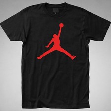 Basketball AIR MJ JUMPMAN T-Shirt Sports jump logo Men's Unisex Tee Fast Ship 