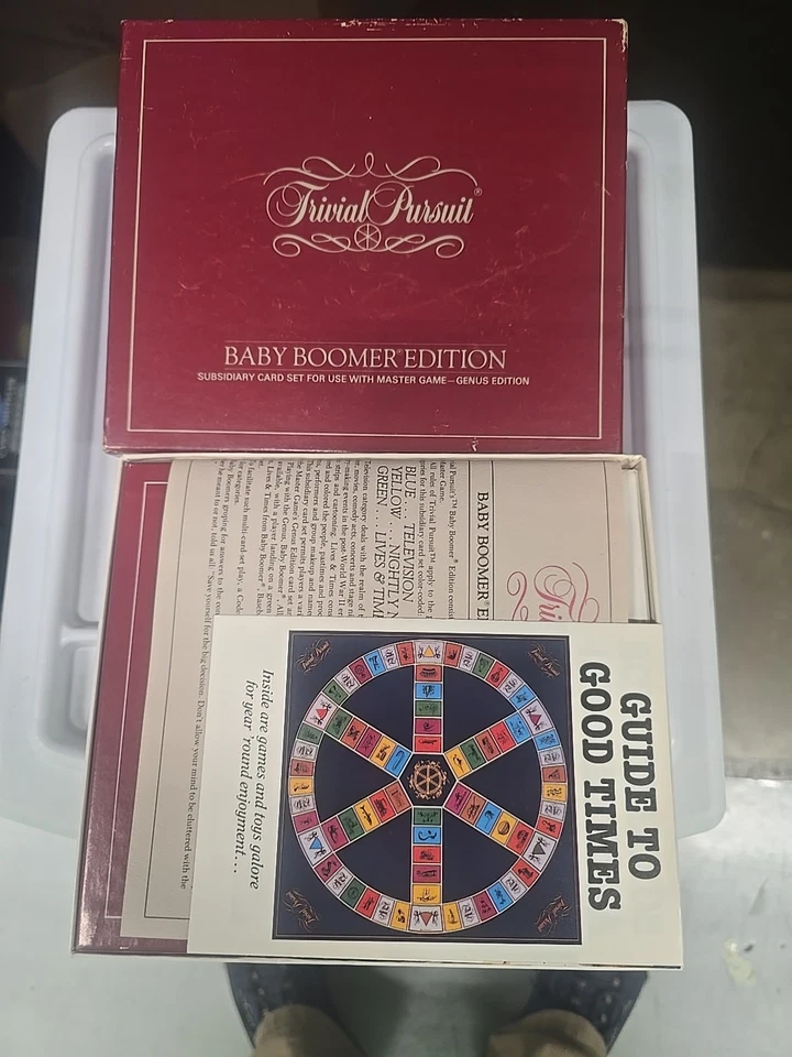 TRIVIAL PURSUIT Baby Boomer Edition/Subsidiary Card Set/Master Game Family Fun - Image 3 of 4